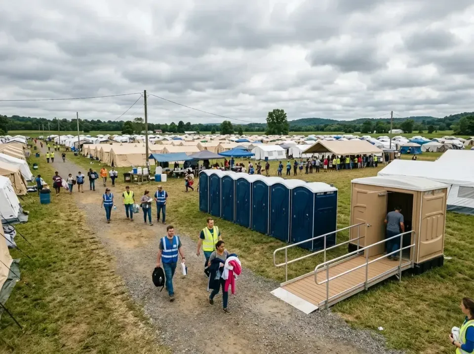disaster-relief-camp-restrooms-010 — frequently asked questions, Dumpster & Portable Bathrooms Rental in Dickinson, ND